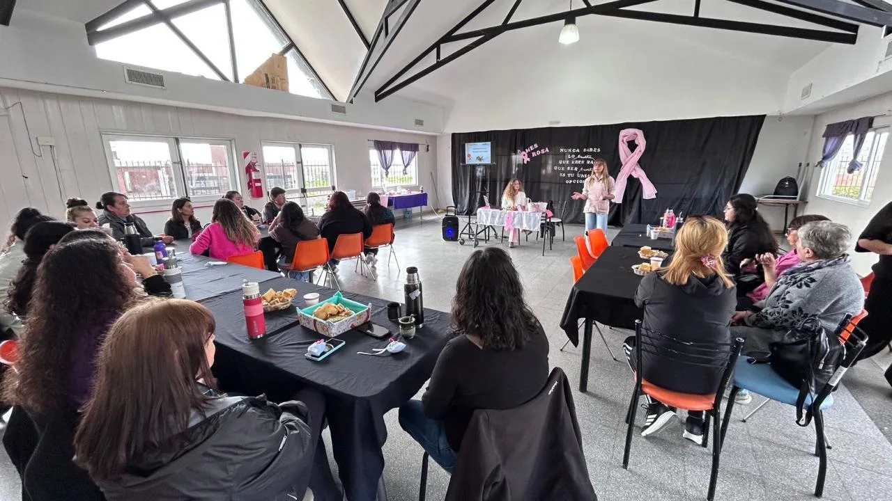 Caleta Olivia: en el CIC Rotary 23 se realizó jornada de prevención del cáncer de mama