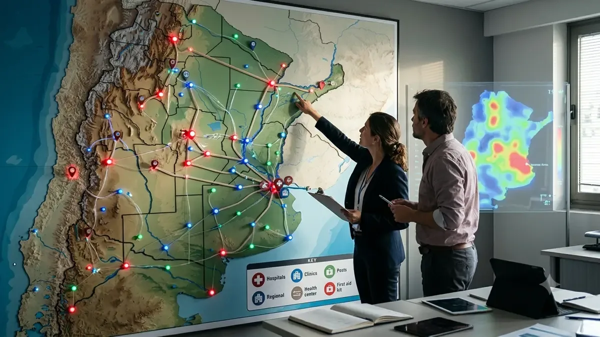 Mapa de centros de salud