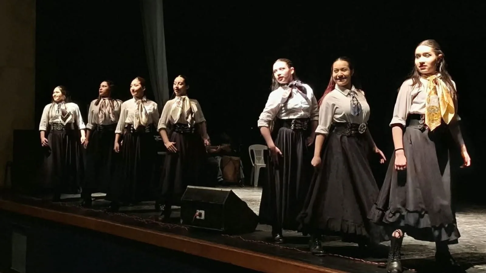 Cultura municipal acompañó a Facón Grande rumbo al Nacional de Malambo Femenino