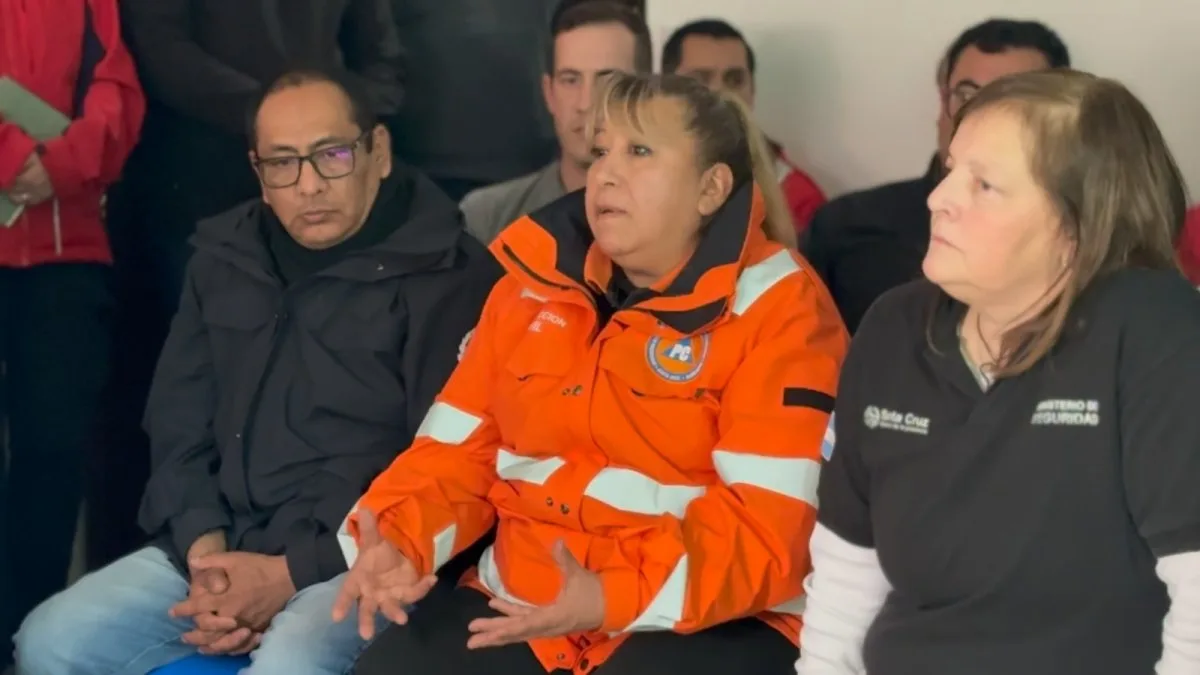 Gordillo aseguró que no hay evacuación en El Chaltén y destacó el trabajo conjunto