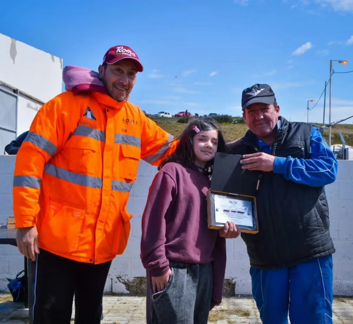 Javier Rojido, el campeón más joven de Hot Rod, recibió homenaje en Puerto Deseado
