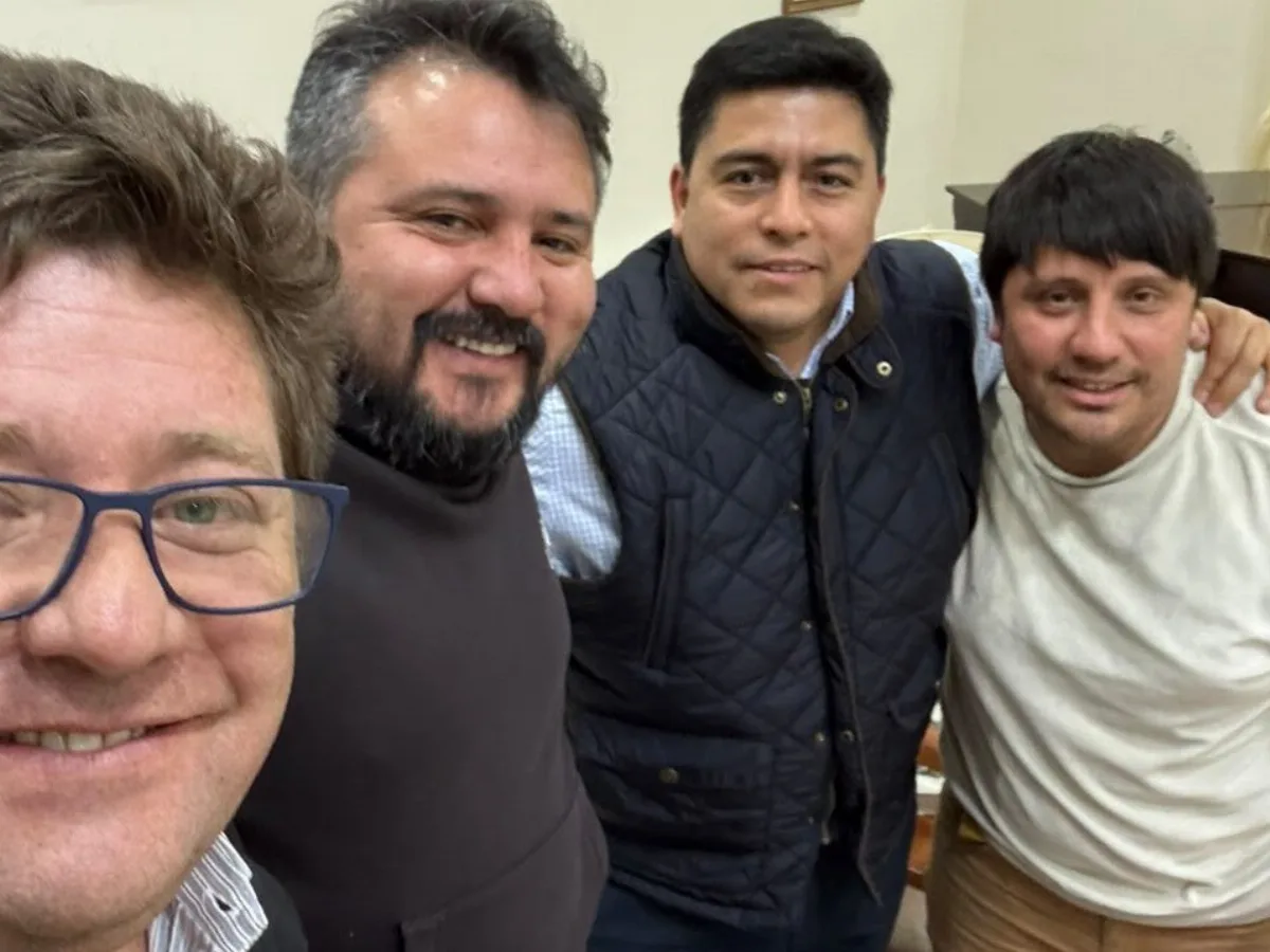 Vidal y Luxen recibieron a Carrizo y Acosta para avanzar en la agenda de Caleta Olivia