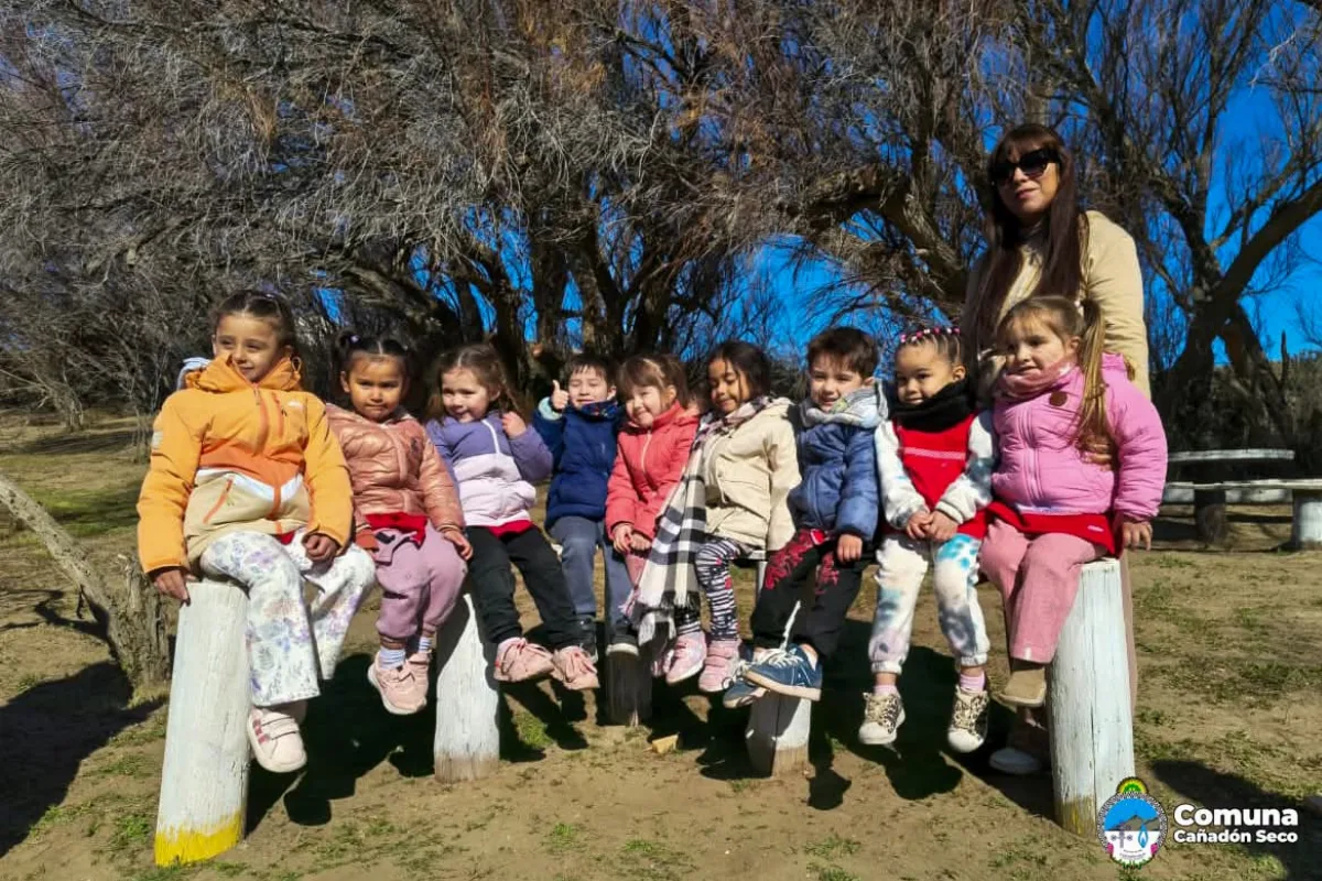 Niños de Jardín N° 12 visitaron el Circuito Agroecológico de Cañadón Seco