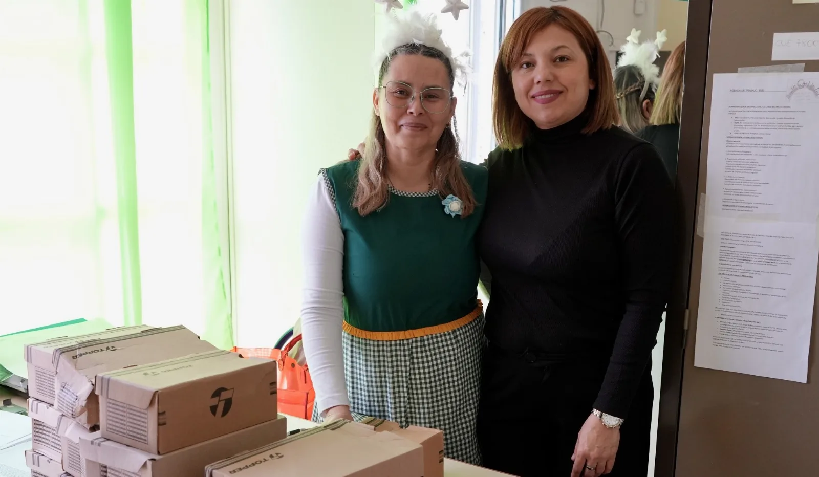 Nueva entrega de calzado deportivo a alumnos de Koluel Kayke