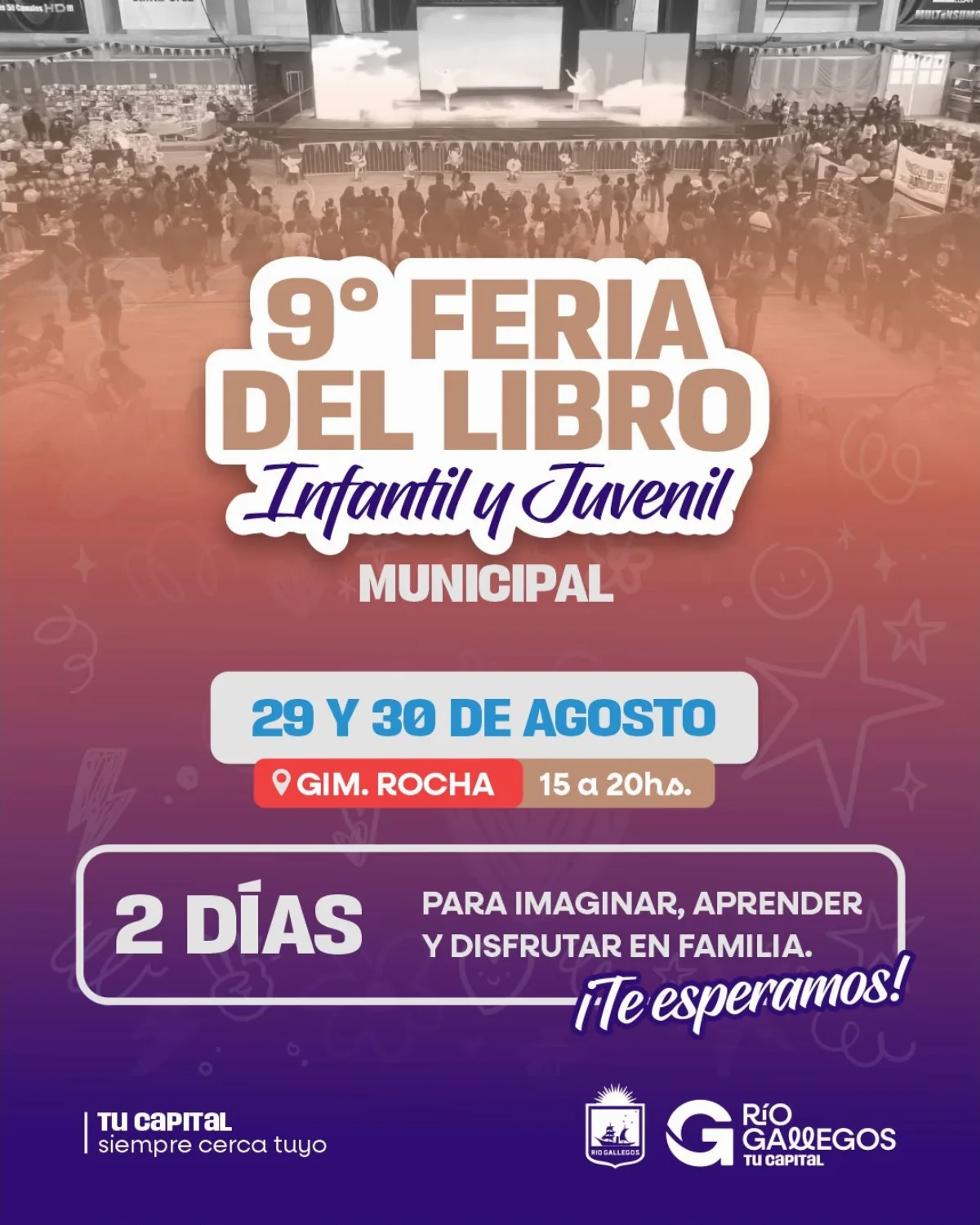 Río Gallegos alista la novena Feria Municipal del Libro Juvenil e Infantil