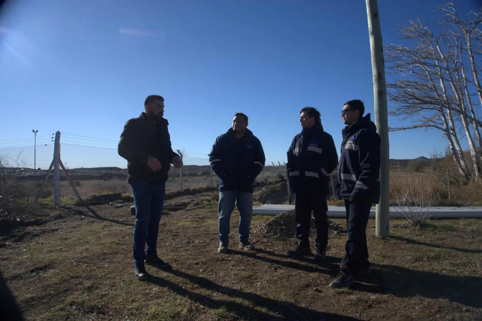 SPSE inició la renovación de 600 metros de red cloacal en Cañadón Seco