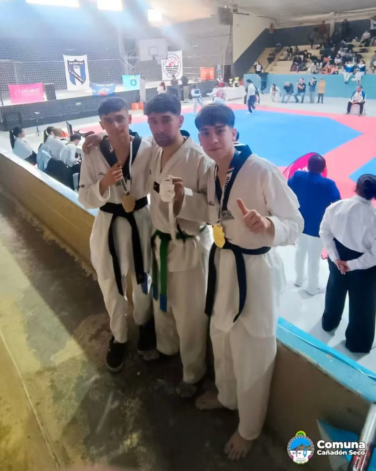 Taekwondo de Cañadón Seco logró dos oros y una plata en Puerto Madryn