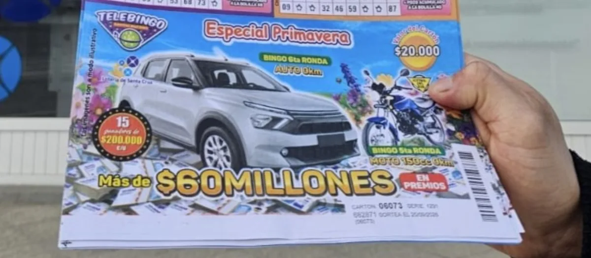 Telebingo Especial Primavera en Las Heras: más de 60 millones en premios el domingo 20